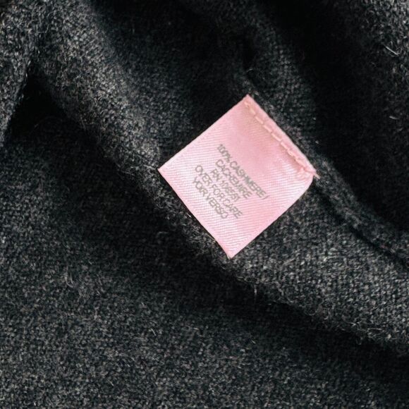 Calypso St. Barth Gray Metallic Ribbon Embroidered Cashmere Bell Sleeve Dress XS - Picture 9 of 11